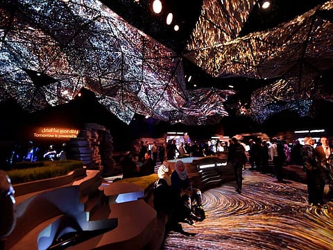 View of the Edge of the Government exhibit during a previous edition of the Summit at Madinat Jumeirah in Dubai. Image used for illustrative purpose only.