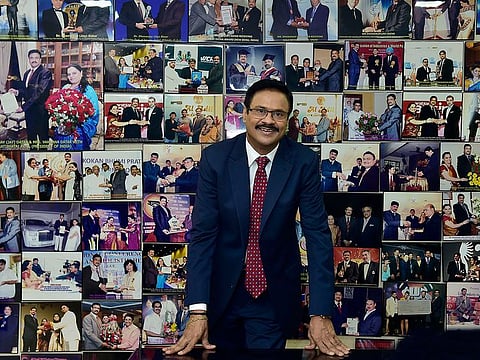 Dhananjay Datar at the Al Adil store in Karama where his office is on the first floor