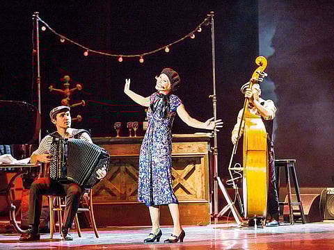 Nathalie Lhermitte, who plays Edith Piaf in half the productions.