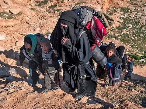 The ferocious battle for Daesh last bastion in eastern Syria entered its fifth day, as exhausted families left the ever-shrinking scrap of land where holdout jihadists have been boxed in by Kurdish-led forces