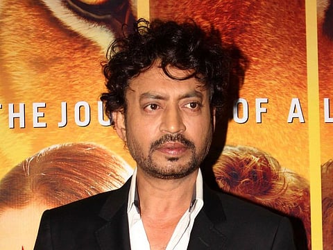 (FILES) In this file photo taken on November 22, 2012 Indian Bollywood actor Irfan Khan poses as he attends a special screening of the film 'Life of Pi" in Mumbai. Bollywood star Irrfan Khan known for featuring in Hollywood movies including 'Life of Pi' and 'Slumdog Millionaire' tweeted March 16 about his struggle with a NeuroEndocrine tumour (NET). / AFP / -