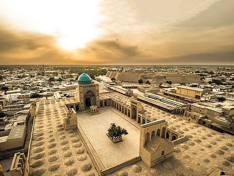 Panorama of Bukhara, Uzbekistan