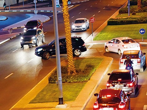 Motorists trying to make a U turn should watch out for oncoming vehicles before doing so.