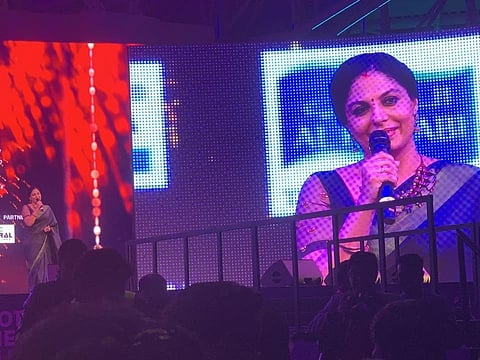 Dubai-based actress Asha Sarath wins an award for Malayalam film 'Bhayanakam', a film about the army set during World War II. She dedicates her win to Indian soldiers who lost their lives in the Pulwama Terrorist Attack.