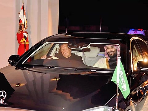 Saudi Arabia's Crown Prince Mohammad Bin Salman arrives in Pakistan