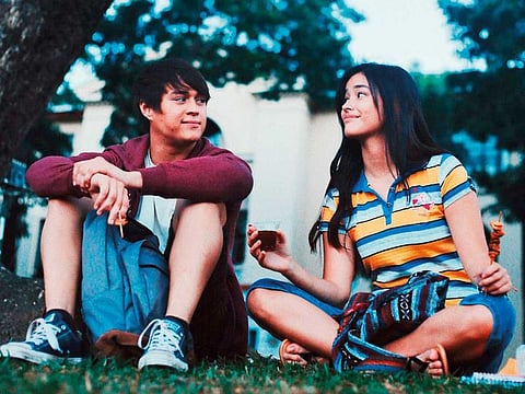 Enrique Gil and Liza Soberano in ‘Alone/Together’.