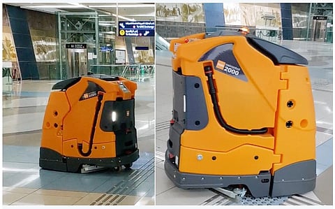 RTA is starting the use of robots in cleaning Dubai metro stations.