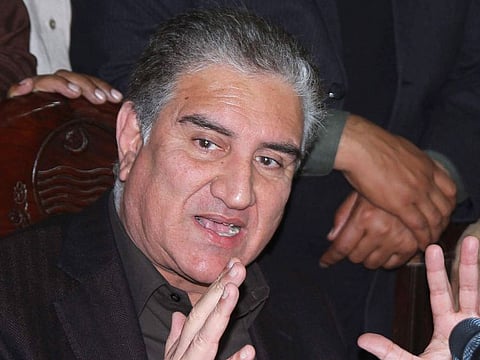 Pakistan’s foreign minister Makhdoom Shah Mahmoud Quraishi.