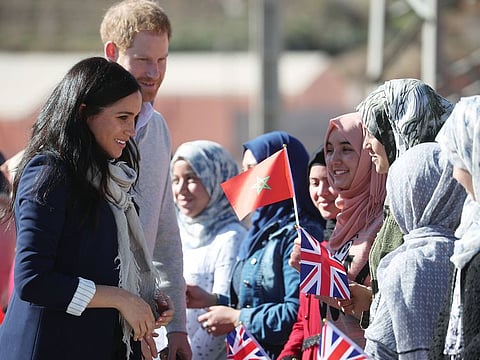 Prince Harry and Meghan meet children from the ‘Education For All’ boarding house