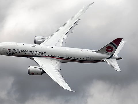 Biman Bangladesh Airlines photo for illustrative purposes