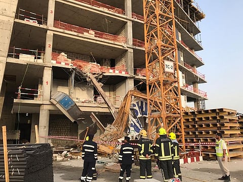 The incident took place at Abu Dhabi's Al Raha district.