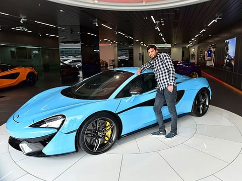 Balvir Singh with his McLaren 570S Spider from du