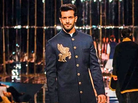 Shahzad Noor walking for Manish Malhotra