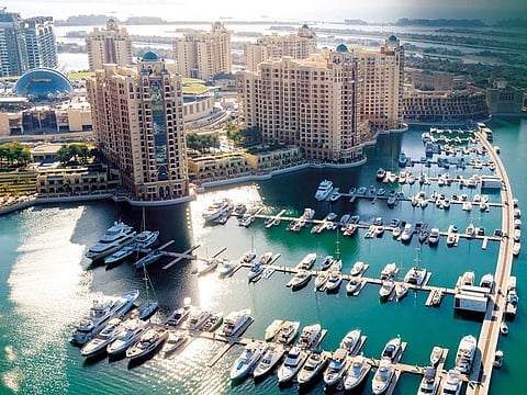 Nakheel’s marina in Palm Jumeirah