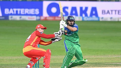Daniel Christian of the Multan Sultans in action