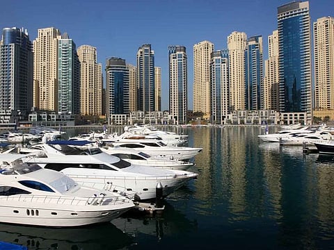 File picture of a marina in Dubai used for illustrative purpose only