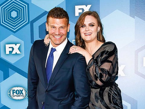 David Boreanz and EMily Deschanel, stars of ‘Bones’.