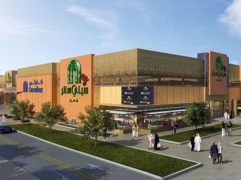 An artist's impression of My City Centre Masdar, Majid Al Futtaim's first shopping mall in Abu Dhabi.