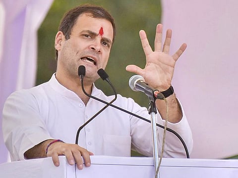 Congress President Rahul Gandhi