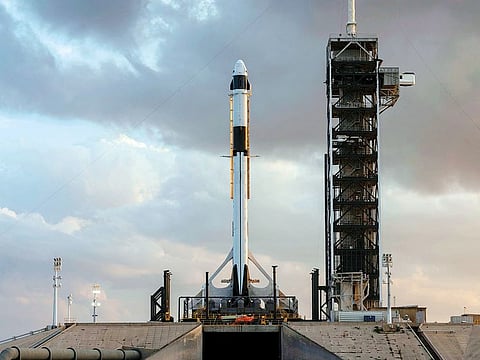 File photo: The SpaceX Falcon 9 rocket.