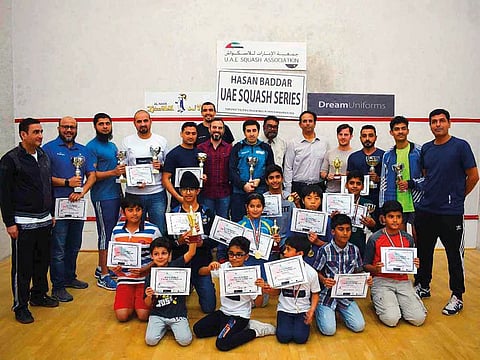 Nearly 70 juniors turned up for the annual Hassan Badar UAE squash tournament held at the ANL squash courts earlier this week.
