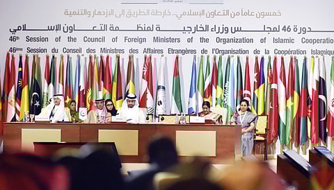 A file photo of an OIC summit