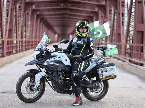 Guliafshan Tariq who hails from Sargodha, Punjab province, is a software engineer by profession and a biker by passion.