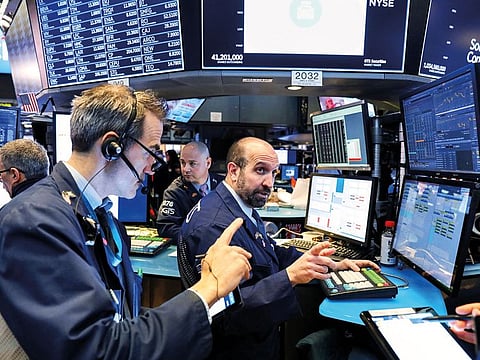 Traders at the New York Stock Exchange. As hopes of a palpable COVID-19 vaccine improved, investors were seen eying more concrete signs of an economic rebound globally.