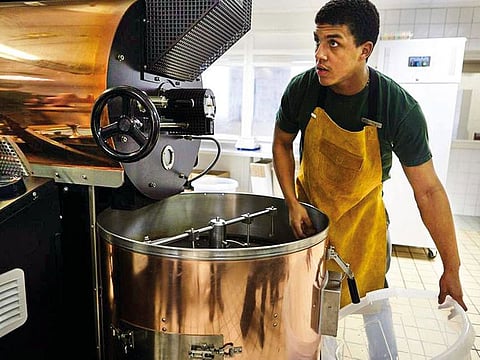 Cornai Scott works for Redemption Roasters at HM Prison Aylesbury