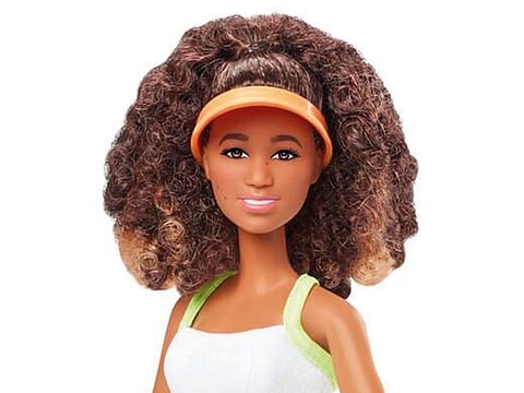 A Barbie doll in the likeness of Japanese tennis player Naomi Osaka.