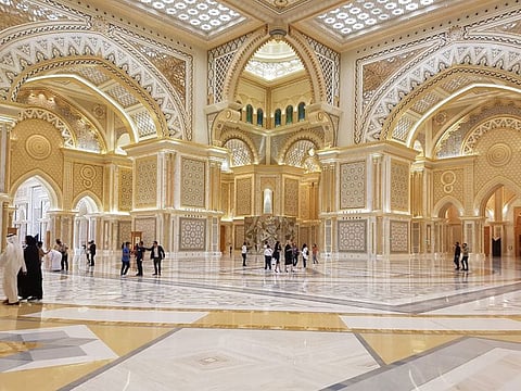 Honeyed hues at Qasr Al Watan