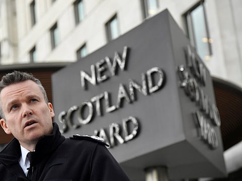 Deputy Assistant Commissioner of the Metropolitan Police, Graham McNulty, outside New Scotland Yard, on March 4