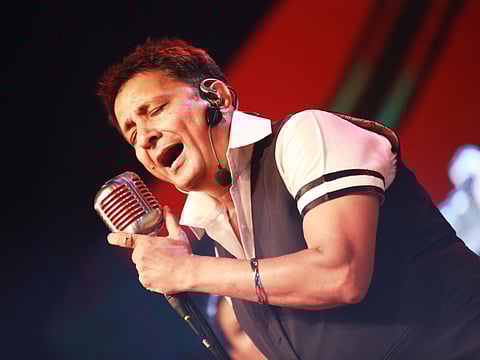 Sukhwinder Singh in Dubai for Holi