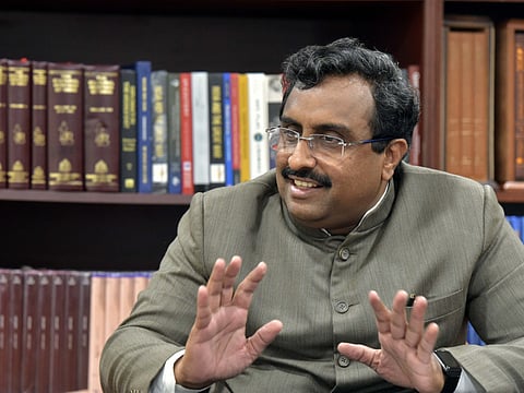 Those against national interest are anti-national: Ram Madhav, general secretary of India's Bharatiya Janata Party