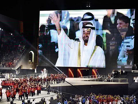 His Highness Shaikh Mohammad Bin Zayed Al Nahyan, Crown Prince of Abu Dhabi and Deputy Supreme Commander of the UAE Armed Forces, on Thursday inaugurated the Special Olympics World Games Abu Dhabi 2019 in the presence of UAE Rulers, kings and leaders of a number of countries.