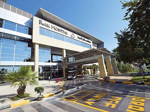 The RAK Hospital in Ras Al Khaimah. According to Alpen Capital, the number of hospital beds in the UAE could rise to around 15,000 by 2022.