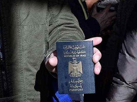 Iraqi passport
