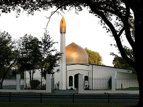 A view of the Al Noor Mosque on Deans Avenue in Christchurch, New Zealand, taken in 2014.