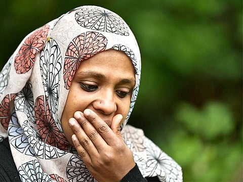 Zeynia Endrise, who’s husband Abbas Tahir Endrise was shot at the Al Noor Mosque but is now recovering in hospital