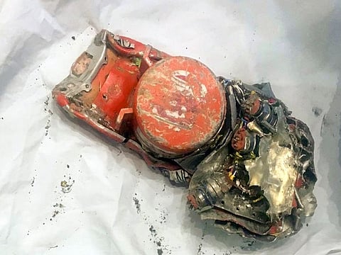 One of two black box recorders of the Ethiopian Airlines 737 Max that crashed outside Addis Ababa last week.