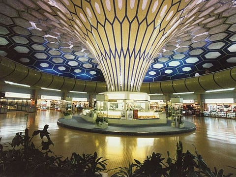 Abu Dhabi airport.