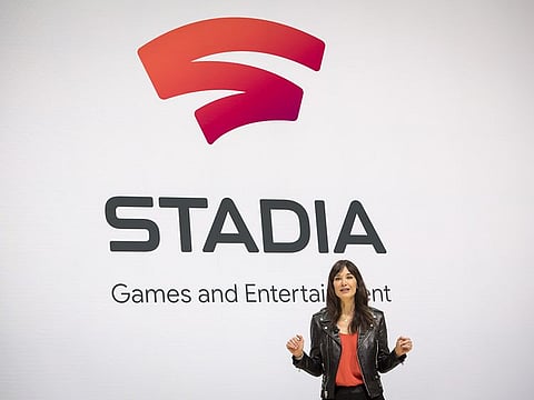 Jade Raymond, head of Stadia Games and Entertainment at Google LLC, speaks during an event at the Game Developers Conference in San Francisco, California, U.S., on Tuesday, March 19, 2019.