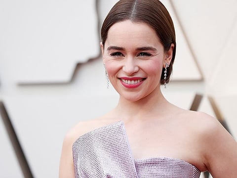 British actress Emilia Clarke from "Game of Thrones",
