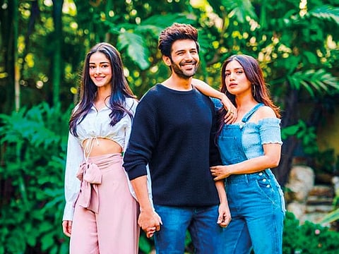 Ananya Panday, Kartik Aaryan and Bhumi Pednekar