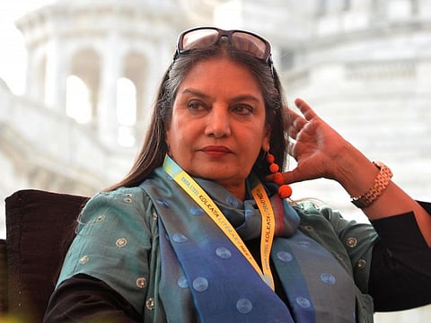Kolkata: Actress Shabana Azmi at the 8th Tata Steel Kolkata Literary Meet, on Jan 23, 2019. (Photo: IANS)