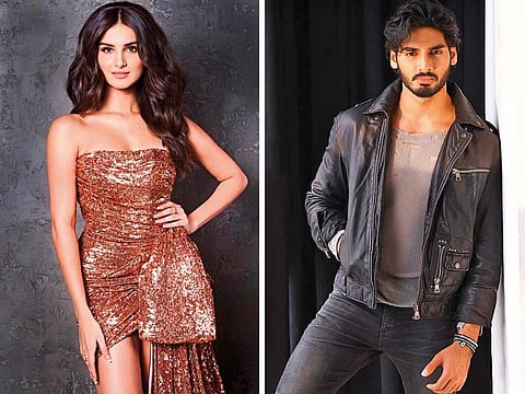 Tara Sutaria (left) and Ahan Shetty