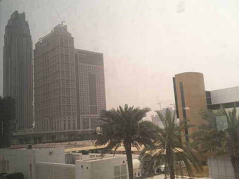 It's hot and hazy in the UAE
