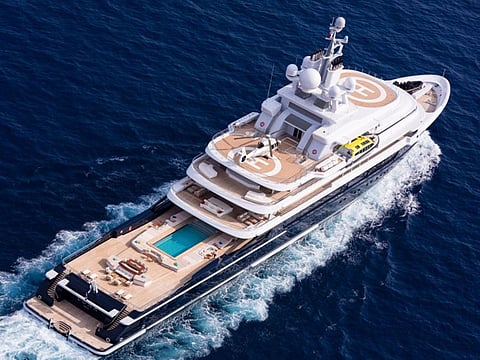 Russian tycoon wins right to keep Dubai-docked super yacht