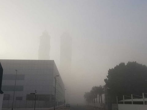 File picture: It will be humid by night and Friday early morning over some Northern and Internal areas of the UAE, with a probability of fog or mist formation.