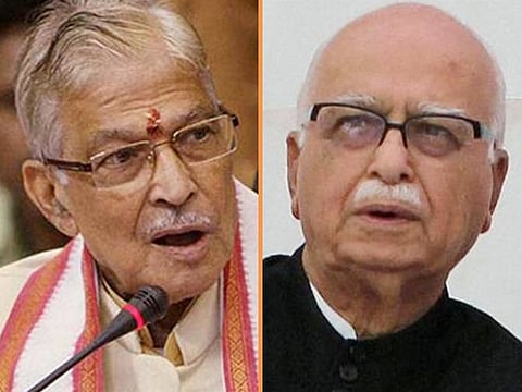 Murli Manohar Joshi and L.K. Advani.